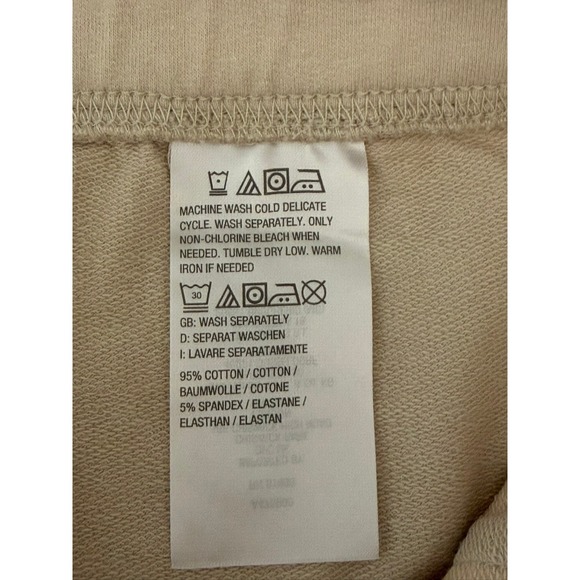 Denim & Co Active Tan Beige Cropped Pants Pintuck Zip Pockets 2X A475900 - Picture 7 of 9